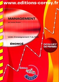 Picture of MANAGEMENT ENONCE - UNITE D'ENSEIGNEMENT 7 DU DCG (POCHETTE)