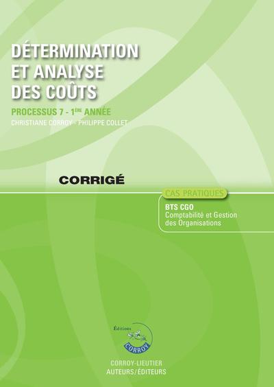Image de Détermination et analyse des coûts - Corrigé