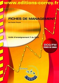 Picture of FICHES DE MANAGEMENT - UNITE D'ENSEIGNEMENT 7 DU DCG (POCHETTE)