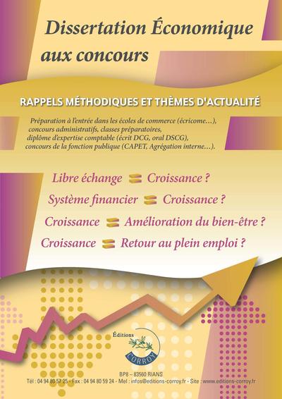 Image de DISSERTATION ECONOMIQUE AUX CONCOURS