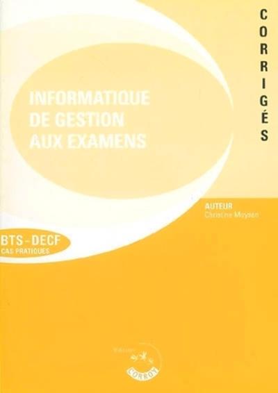 Picture of L'informatique de gestion aux examens - Pochette