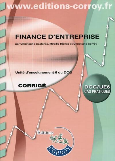 Picture of Finance d'entreprise - Corrigé
