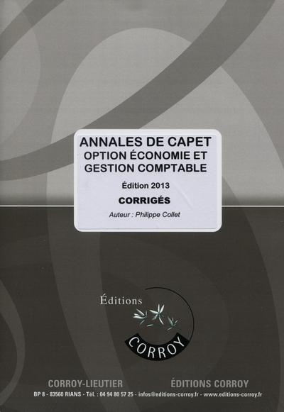 Image de Annales de CAPET  - Corrigé