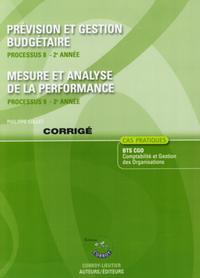 Image de PREVISION ET GESTION BUDGETAIRE - MESURE ET ANALYSE DE LA PERFORMANCE CORRIGE -