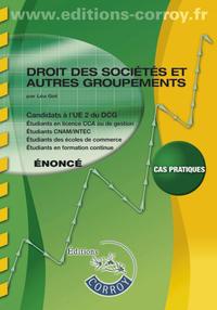 Picture of DROIT DES SOCIETES ET AUTRES GROUPEMENTS ENONCE