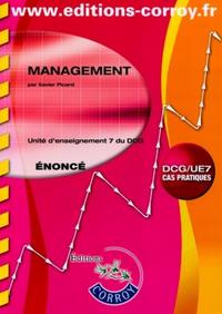 Picture of MANAGEMENT ENONCE. UE 7 DU DCG (POCHETTE) CAS PRATIQUES