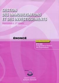 Image de GESTION DES IMMOBILISATIONS ET DES INVESTISSEMENTS. ENONCE PROCESSUS 5-1RE ANNEE