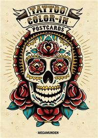 Picture of Tattoo Colour-In Postcards /anglais