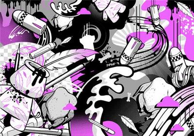 Picture of Sketch Jimi Crayon /anglais