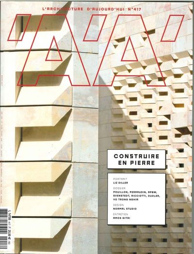 Image de L'Architecture D'Aujourd'Hui N°417 Contruire En Pierre Mars 2017