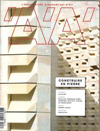 Image de L'Architecture D'Aujourd'Hui N°417 Contruire En Pierre Mars 2017