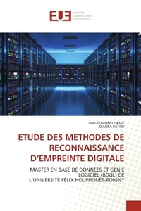 Picture of ETUDE DES METHODES DE RECONNAISSANCE D'EMPREINTE DIGITALE