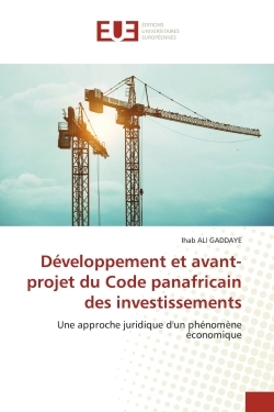 Picture of Développement et avant-projet du Code panafricain des investissements