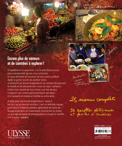 Image de A table avec les Grands Explorateurs - Menus du monde entier - tome 2