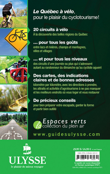 Image de Le Québec à vélo - 20 circuits découverte au Québec