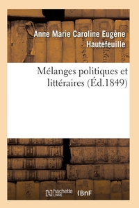 Image de Mélanges politiques et littéraires