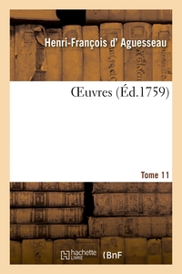 Picture of OEuvres. Tome 11
