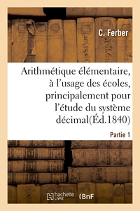 Picture of Arithmétique élémentaire. Partie 1