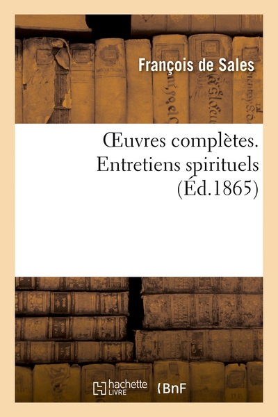 Picture of OEuvres complètes. Entretiens spirituels