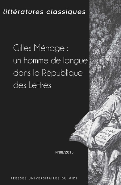 Picture of Gilles menage un homme de langue dans la république des lettres