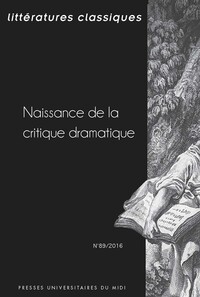 Picture of Naissance de la critique dramatique