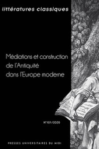 Image de Médiations et construction de l'Antiquité dans l'Europe moderne