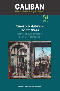 Image de Formes de la diplomatie XVIe xXIe siècle / forms of diplomacy 16th 21st c