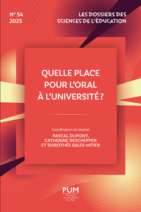 Picture of Quelle place pour l’oral à l’université ?