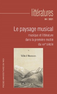 Picture of Le paysage musical : musique et littérature dans la première moitié du xixe siècle
