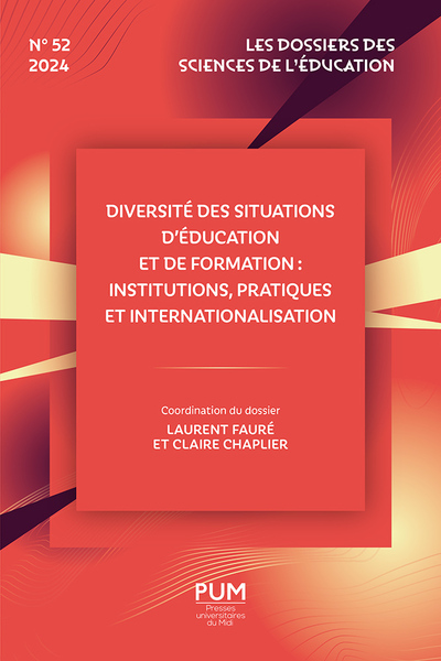 Image de Diversité des situations d’éducation et de formation :  institutions, pratiques et internationalisation