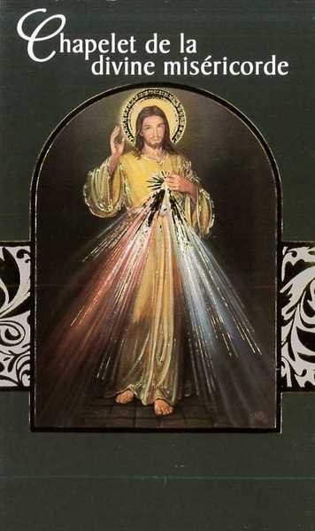 Image de Lot de 12  Cartes doubles  Chapelet de la Divine miséricorde