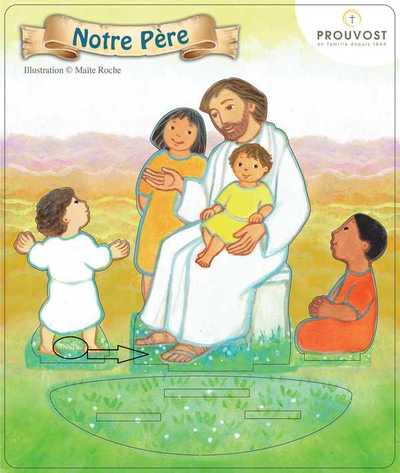 Image de Notre Père - Saint en bois Maïté Roche