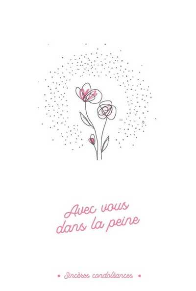 Image de Lot de 10 cartes double condoléances 63, avec enveloppe et cello