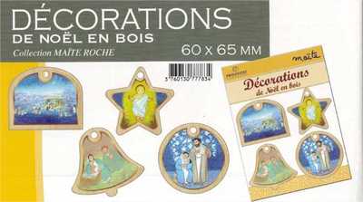 Picture of Décorations de noel en bois - Collection Maitë Roche