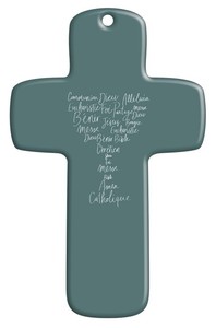 Image de Croix bois imprimée Sisters 31 - Mots Calice