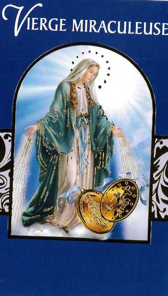 Image de Lot de 12  Cartes doubles  Biblio Vierge Miraculeuse