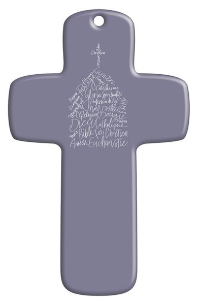 Image de Croix bois imprimée Sisters 33 - Mots Eglise