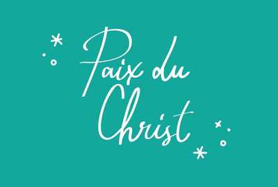 Image de Carte simple Paix du Christ