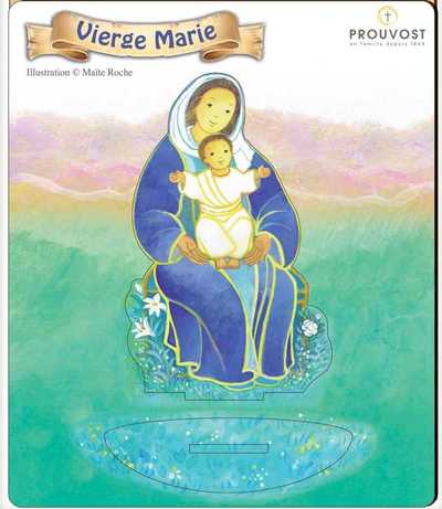 Image de Vierge Marie - Saint en bois Maïté Roche