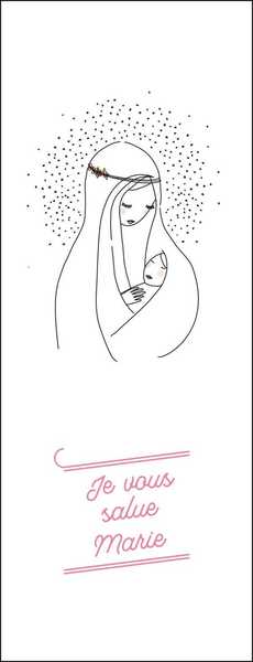 Picture of Lot de 20 - Signet Je vous salue Marie