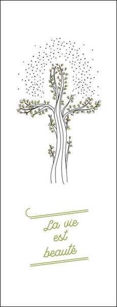 Picture of Lot de 20 - Signet La vie est beauté