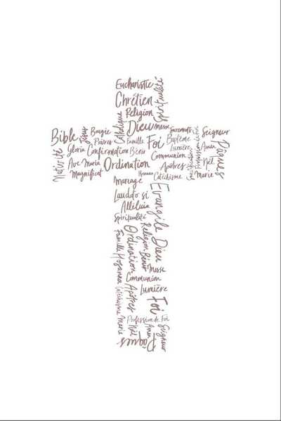 Picture of Lot de 20 - Carte simple Croix