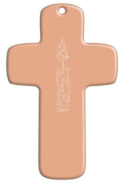 Image de Croix bois imprimée Sisters 29 - Mots Bougie