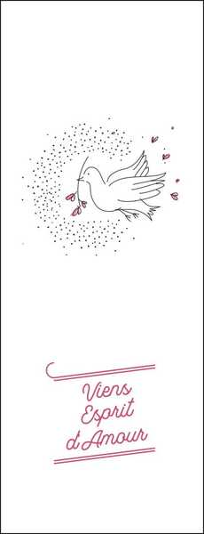 Picture of Lot de 20 - Signet Viens Esprit d'Amour