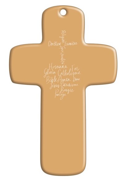 Image de Croix bois imprimée Sisters 34 - Mots ExVoto