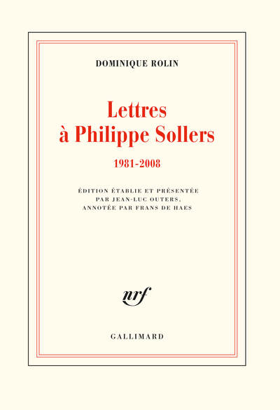 Image de Lettres à Philippe Sollers