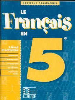 Picture of Le Français en 5e / Livret d'activités