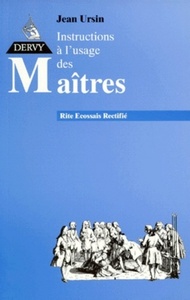 Picture of Instructions à l'usage des maîtres au rite écossais rectifié