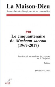 Picture of MAISON-DIEU 290 - LE CINQUANTENAIRE DE MUSICAM SACRAM (1967-2017)