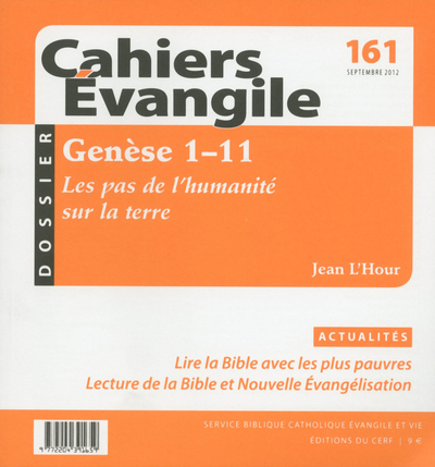 Image de CAHIERS EVANGILE NUMERO 161 GENESE 1-11